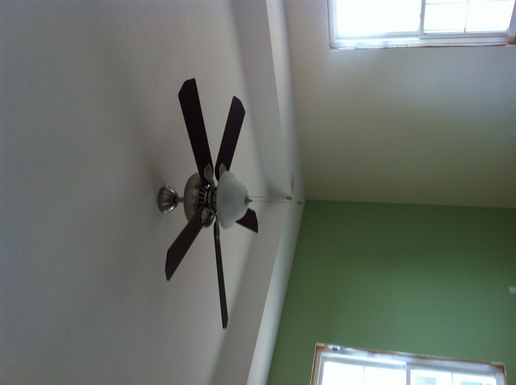 Ceiling Fan in Master Bedroom