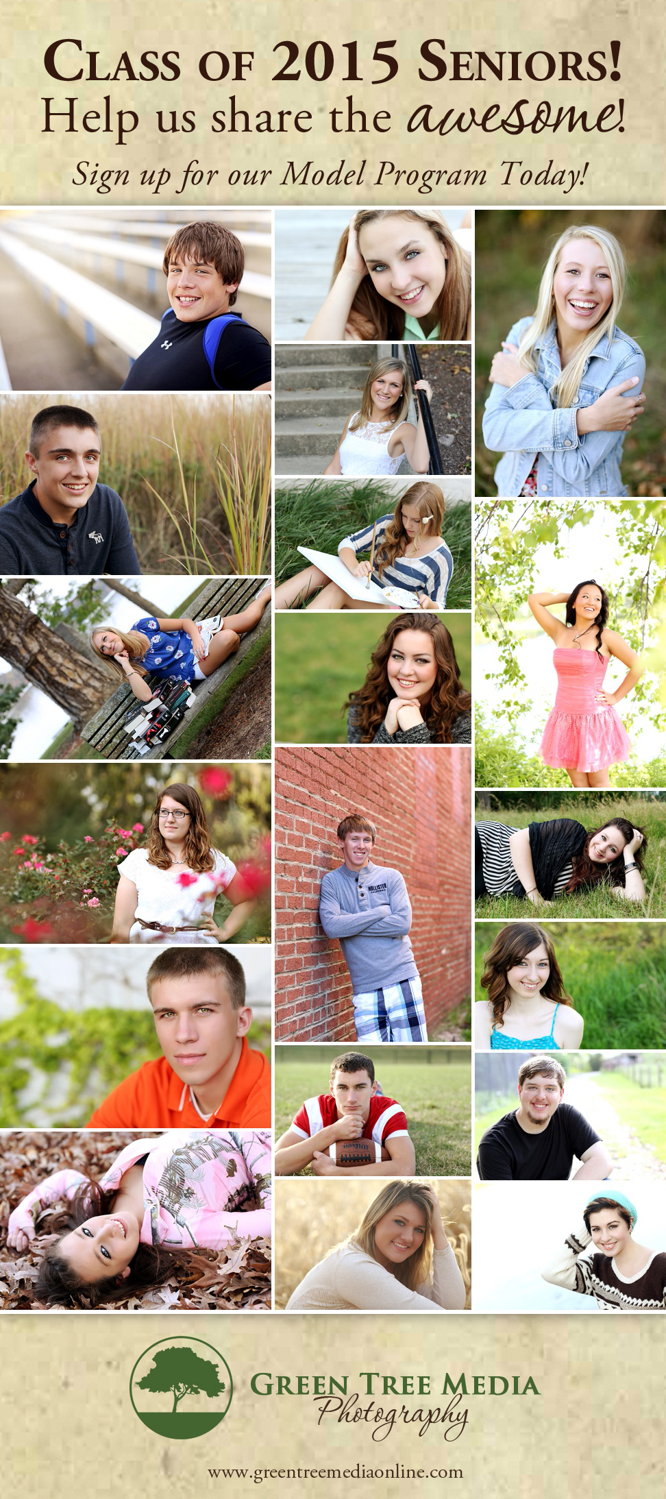 Class of 2015 Senior Model Call