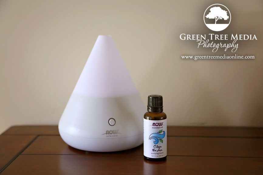 essential oil and vaporizer