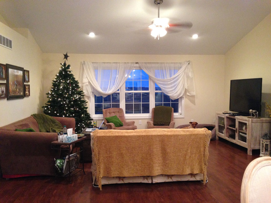 Green Tree Media Home Studio at Christmas