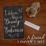 Baby Journey: The Friend I Haven’t Met