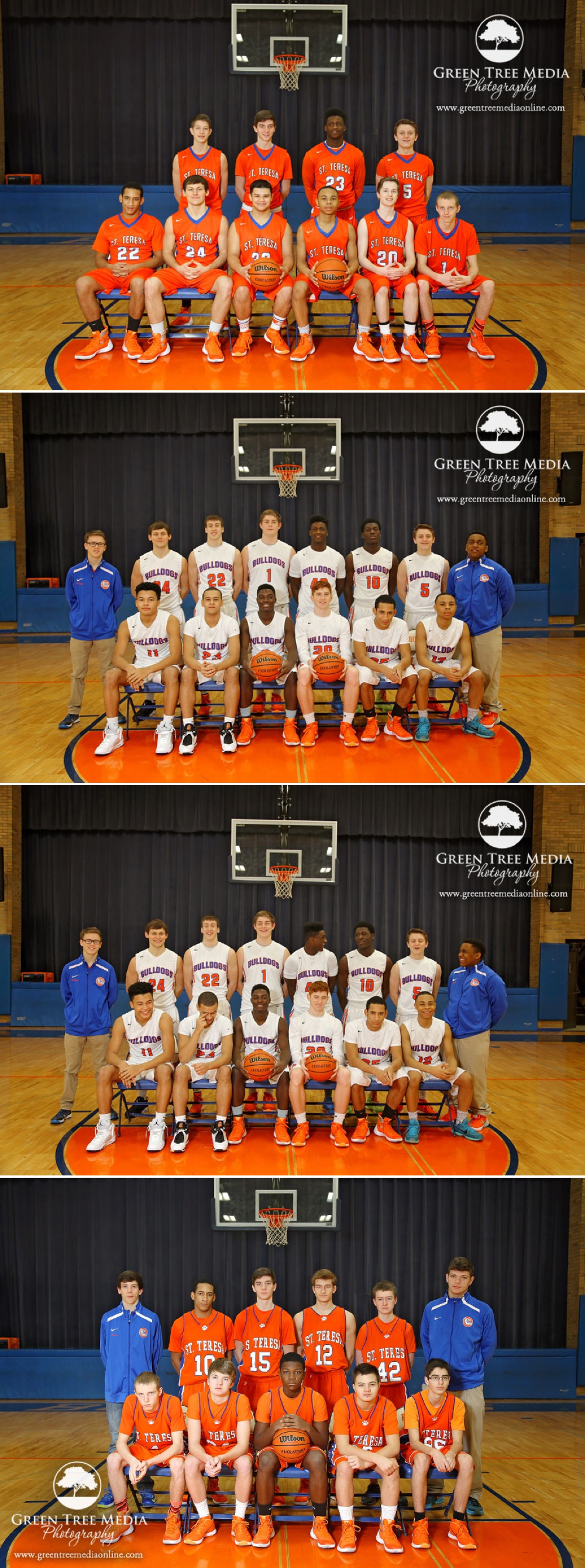 St. Teresa Boys Basketball 2016