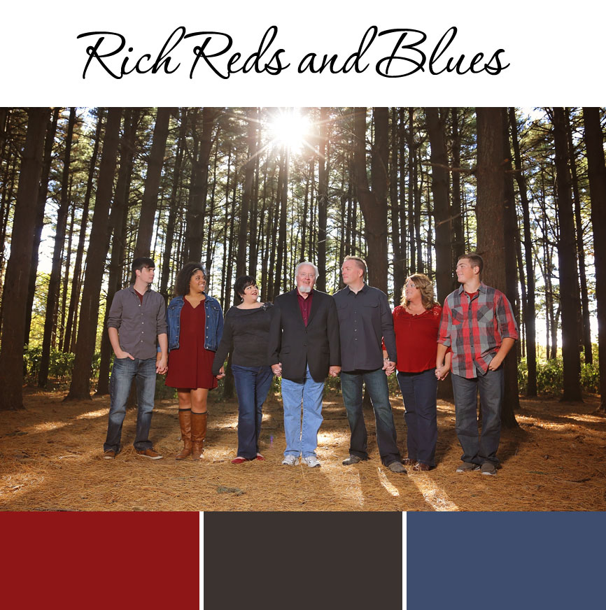 Rich Reds And Blues