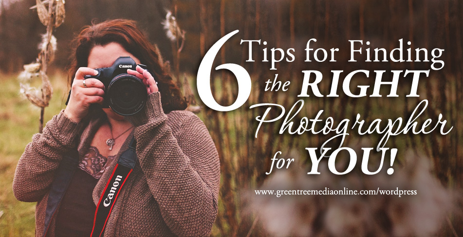 Find the RIght Photographer for You