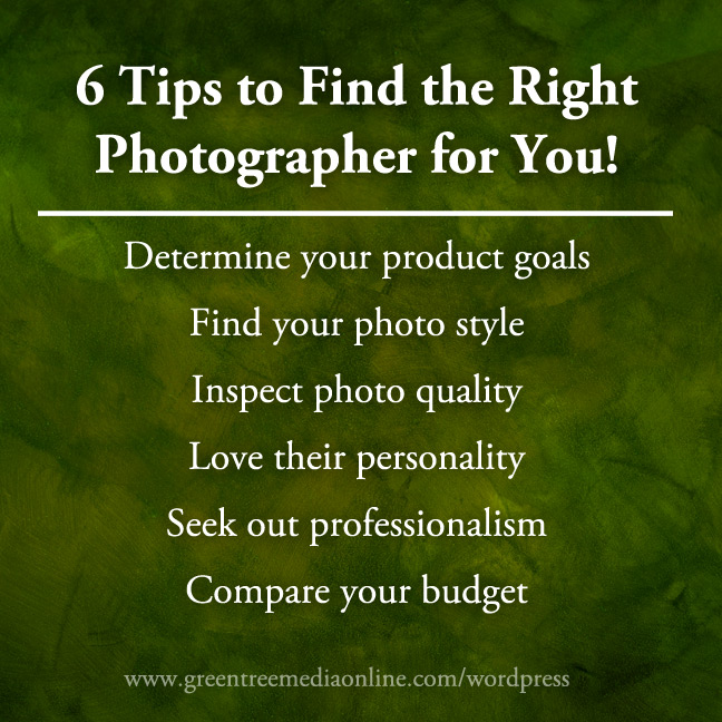 Finding the Right Photographer for You