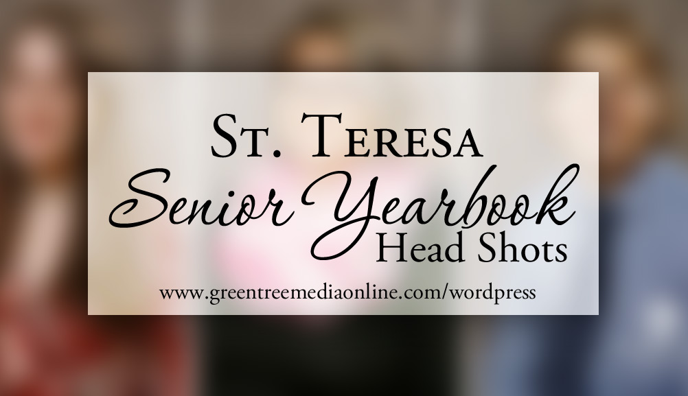 2016 St. Teresa Senior Yearbook Head Shots