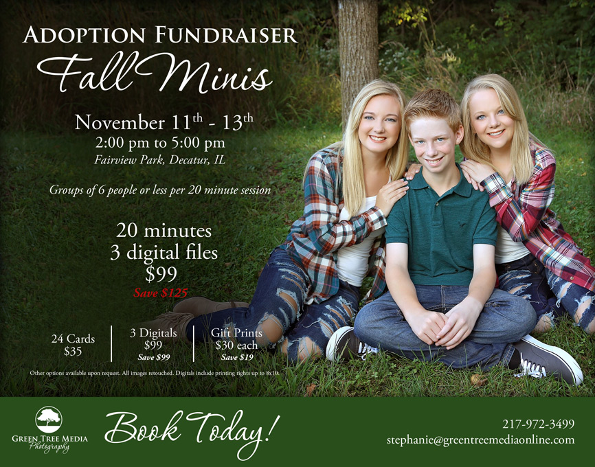 2016 Fall Adoption Fundraiser Mini Session
