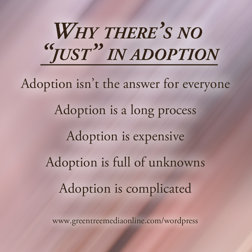 There is No Just in Adoption