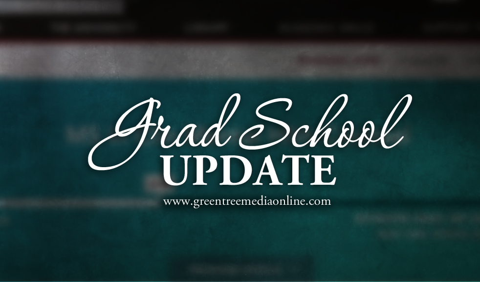 Grad School Update September 2018
