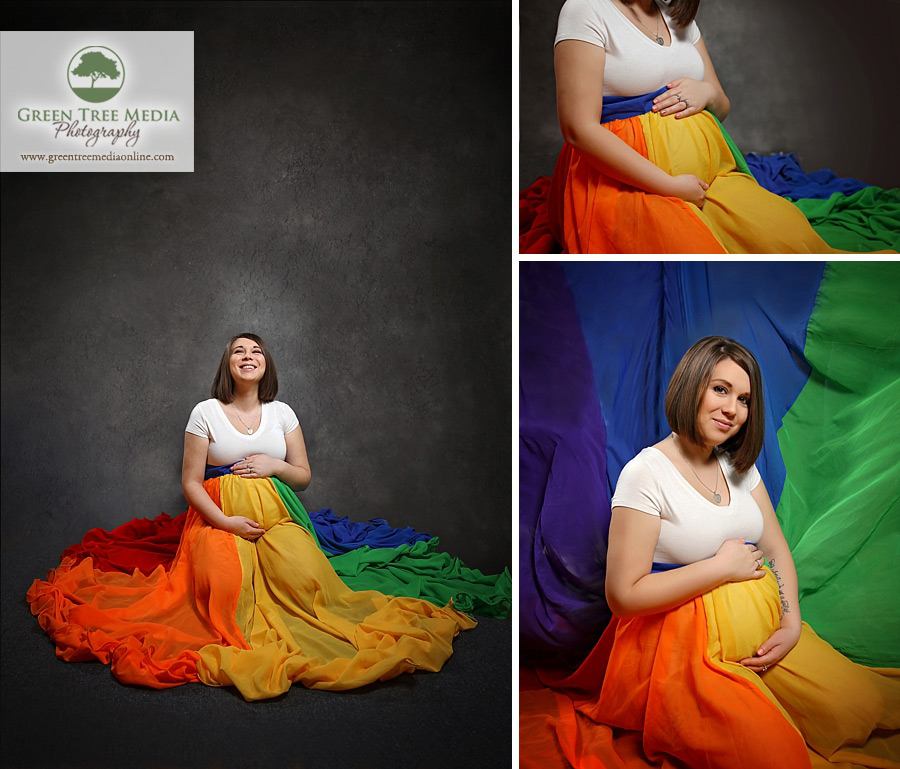 Courtney's Rainbow Baby Maternity Session